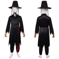 Jinu Saja schwarz Kostüm Set Kpop Demon Hunters Saja Boys Jinu Saja Cosplay Outfits