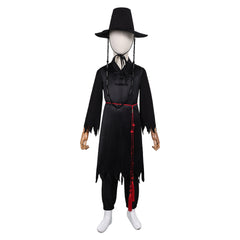 Jinu Saja schwarz Kostüm Set Kpop Demon Hunters Saja Boys Jinu Saja Cosplay Outfits