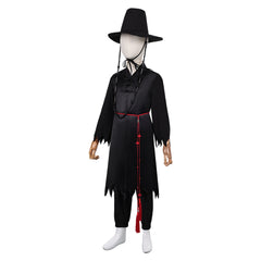 Jinu Saja schwarz Kostüm Set Kpop Demon Hunters Saja Boys Jinu Saja Cosplay Outfits