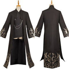 Jinu Saja schwarz Outfits KPOP Demon Hunters Saja Boys Jinu Cosplay Kostüm