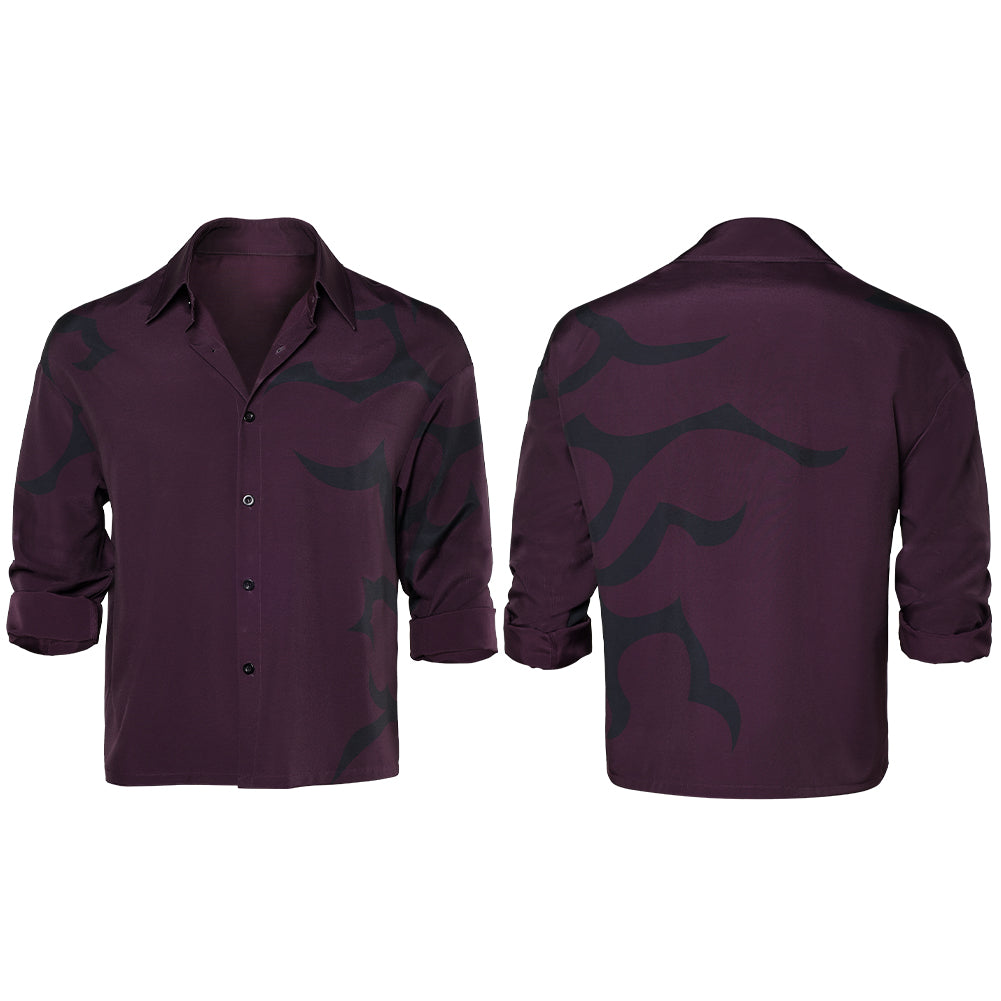 Jinu Saja Shirt Kpop Demon Hunters Saja Boys Jinu Saja Cosplay Outfits