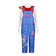 Jo blau Kostüm Set Die vergessene Insel Jo Cosplay Outfit