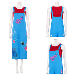 Jo blau Kostüm Set Forgotten Island 2026 Jo Cosplay Outfit