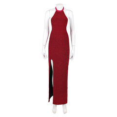 John Wick Ballerina 2025 Eve Macarro rot Kleid Cosplay Outfits