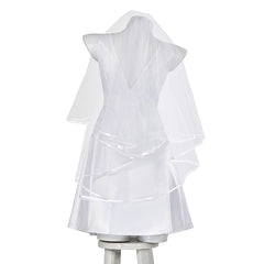 Joker: Folie à Deux Harley Quinn weiß Brautkleid Cosplay Kostüm