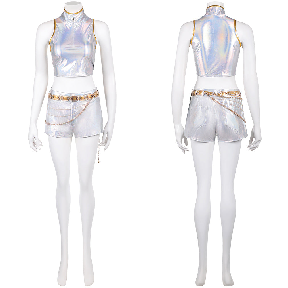 K-Pop Demon Hunters girls Group Rumi Cosplay Kostüm Set