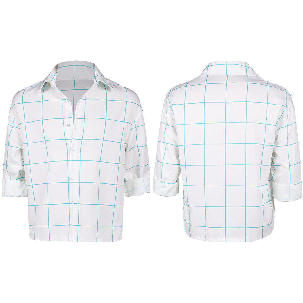 K-Pop: Demon Hunters Saja Boys Jinu weiß Hemd Cosplay Outfits