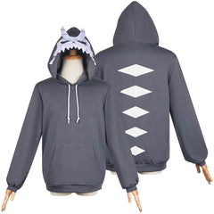 Kaiju No. 8 HIBINO KAFKA grau Hoodie auch für Alltag