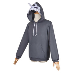 Kaiju No. 8 HIBINO KAFKA grau Hoodie auch für Alltag