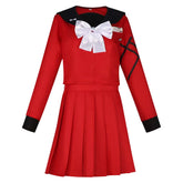 Kako Tsukumo rot Kleid The Hundred Line Kako Cosplay Kostüm