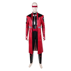 Kenshi rot Kostüm Set Mortal Kombat Film Kenshi Takahashi Cosplay Outfit