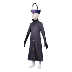 Kinder Hellaverse Baxter schwarz Kostüm Set Hazbin Hotel Baxter Cosplay Outfits