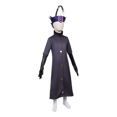 Kinder Hellaverse Baxter schwarz Kostüm Set Hazbin Hotel Baxter Cosplay Outfits
