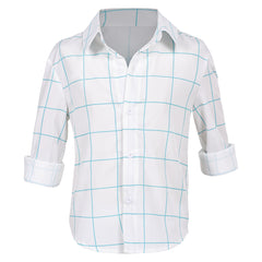 Kinder Jinu Saja weiß Shirt Kpop Demon Hunters Saja Boys Jinu Cosplay Outfits