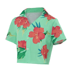 Kinder Junger Abby Saja grün Shirt K-Pop: Demon Hunters Saja Boys Abby Cosplay Outfits