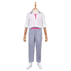 Kinder Junger Jinu Saja weiß Kostüm Set K-Pop: Demon Hunters Saja Boys Jinu Cosplay Outfits