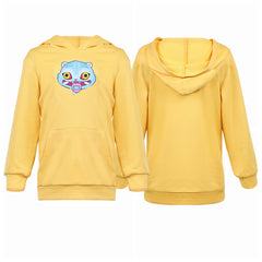Kinder Mädchen Huntrix Zoey gelb Hoodie K-Pop: Demon Hunters Zoey Cosplay Outfits