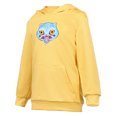 Kinder Mädchen Huntrix Zoey gelb Hoodie K-Pop: Demon Hunters Zoey Cosplay Outfits