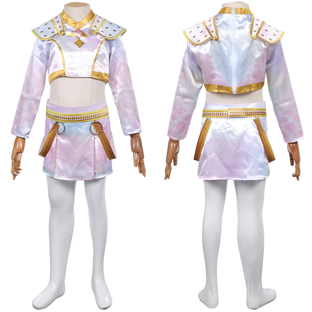 Kinder Mädchen Huntrix Zoey Golden Kostüm