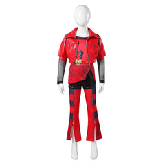 Kinder Mädchen Red Kostüm 2024 Descendants: The Rise of Red Cosplay Outfits