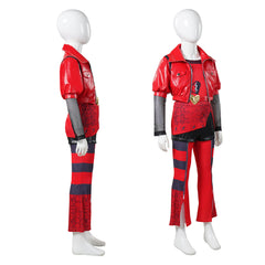 Kinder Mädchen Red Kostüm 2024 Descendants: The Rise of Red Cosplay Outfits