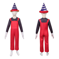 Kinder Mario rot Kostüm Der Super Mario Galaxy Film Mario Cosplay Outfit