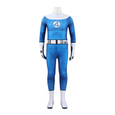 Kinder The Fantastic Four (2025) Die Unsichtbare Sue Storm Jumpsuit Cosplay Outfits