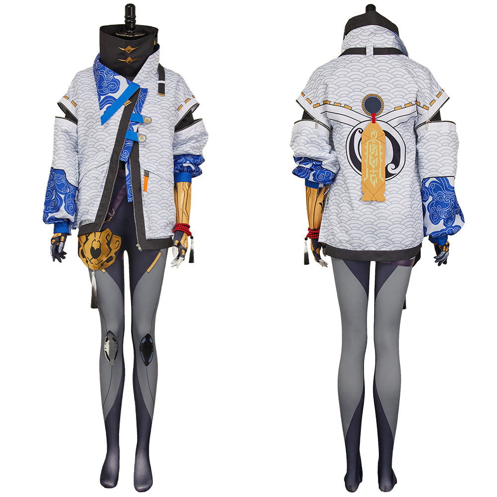 Kismet weiß Kostüm FragPunk Kismet Cosplay Outfits