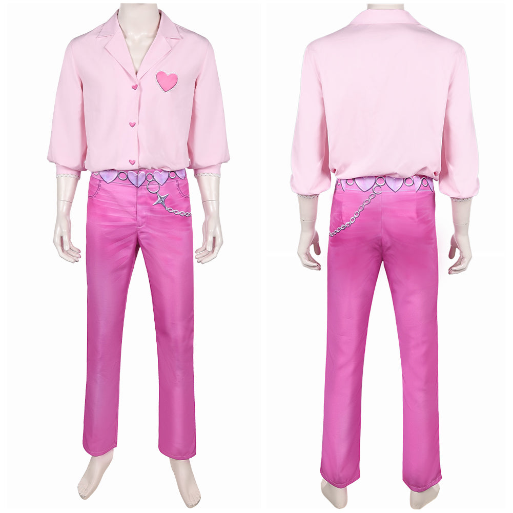 KPOP Demon Hunters Romance Saja rosa Kostüm Set Cosplay Outfits