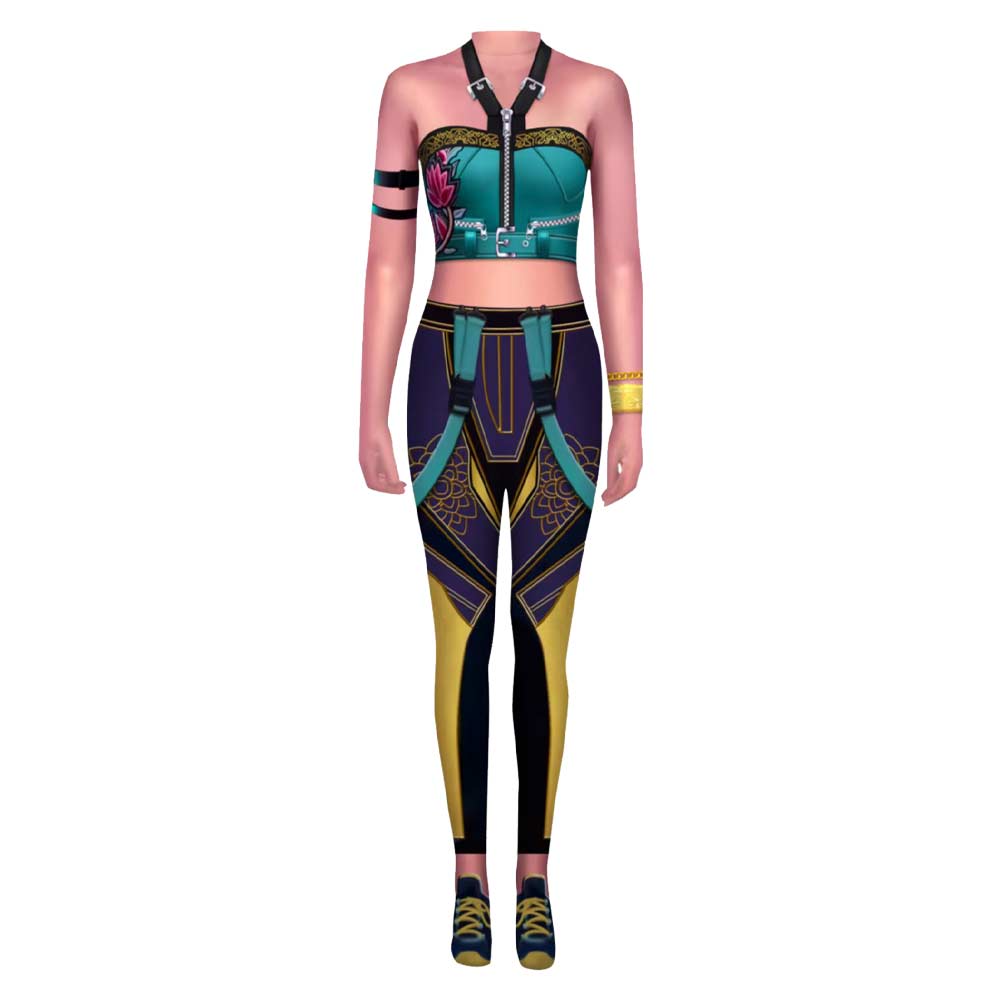 Kpop Demon Hunters Zoey Jumpsuit Cosplay Outfits
