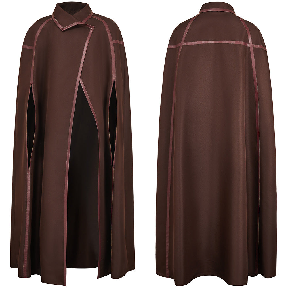 Krieg der Sterne Luthen Rael braun Umhang Cosplay Outfits