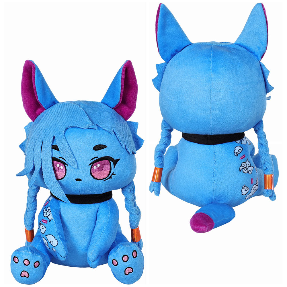 League of Legends Arcane Jinx Plüschtier blau Kuscheltier als Geschenk