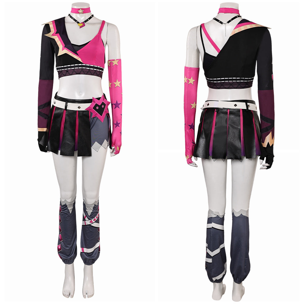 League of Legends Lovestruck Jinx Wild Rift Kostüm Cosplay Outfits