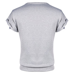 Lucas Sinclair grau Shirt Stranger Things 5 Lucas Cosplay Outfits