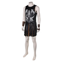 Lucius Verus Aurelius schwarz Kampfanzug Gladiator Lucius Cosplay Outfits