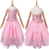 Mädchen Glinda Wicked Kleid Cosplay Kostüm