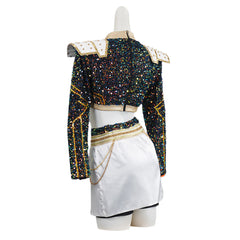 Mädchen Kinder Huntrix Zoey Golden schwarz Kostüm Cosplay Outfits