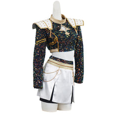 Mädchen Kinder Huntrix Zoey Golden schwarz Kostüm Cosplay Outfits