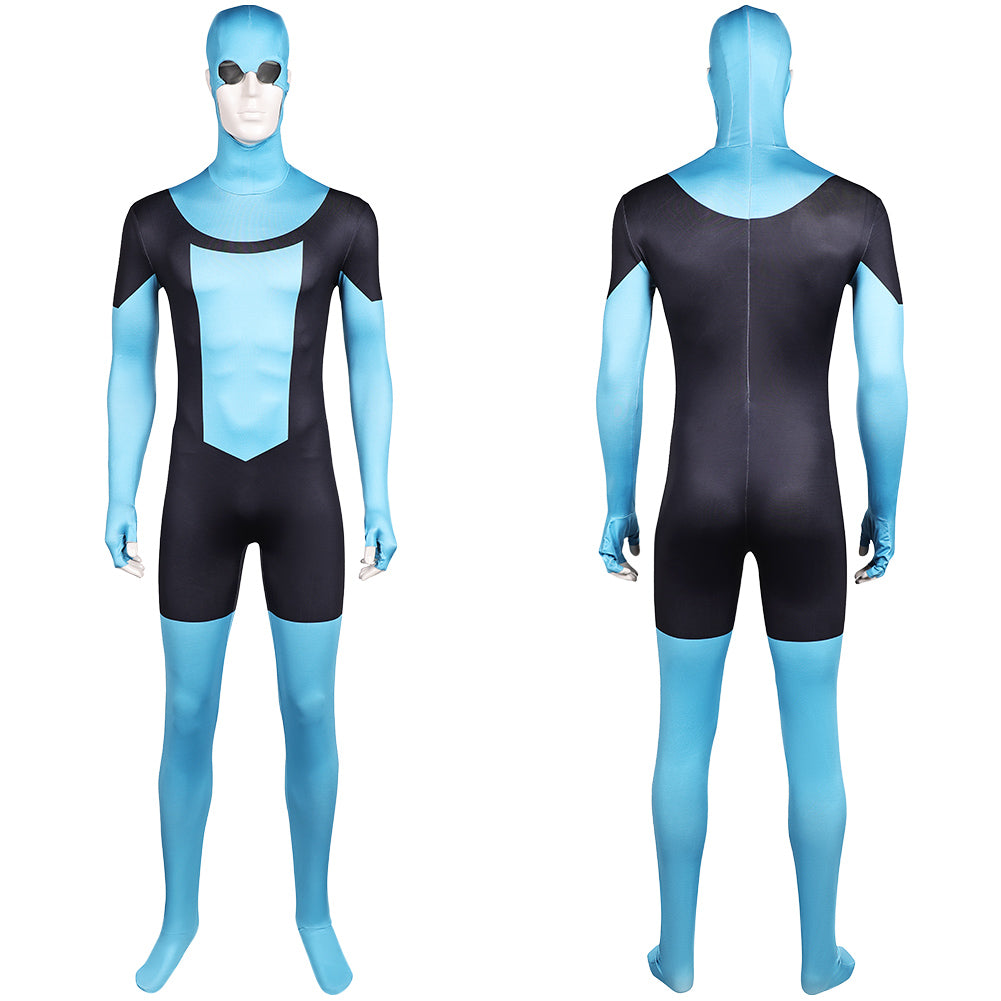 Mark Grayson blau Jumpsuit Invincible Cosplay Outfits