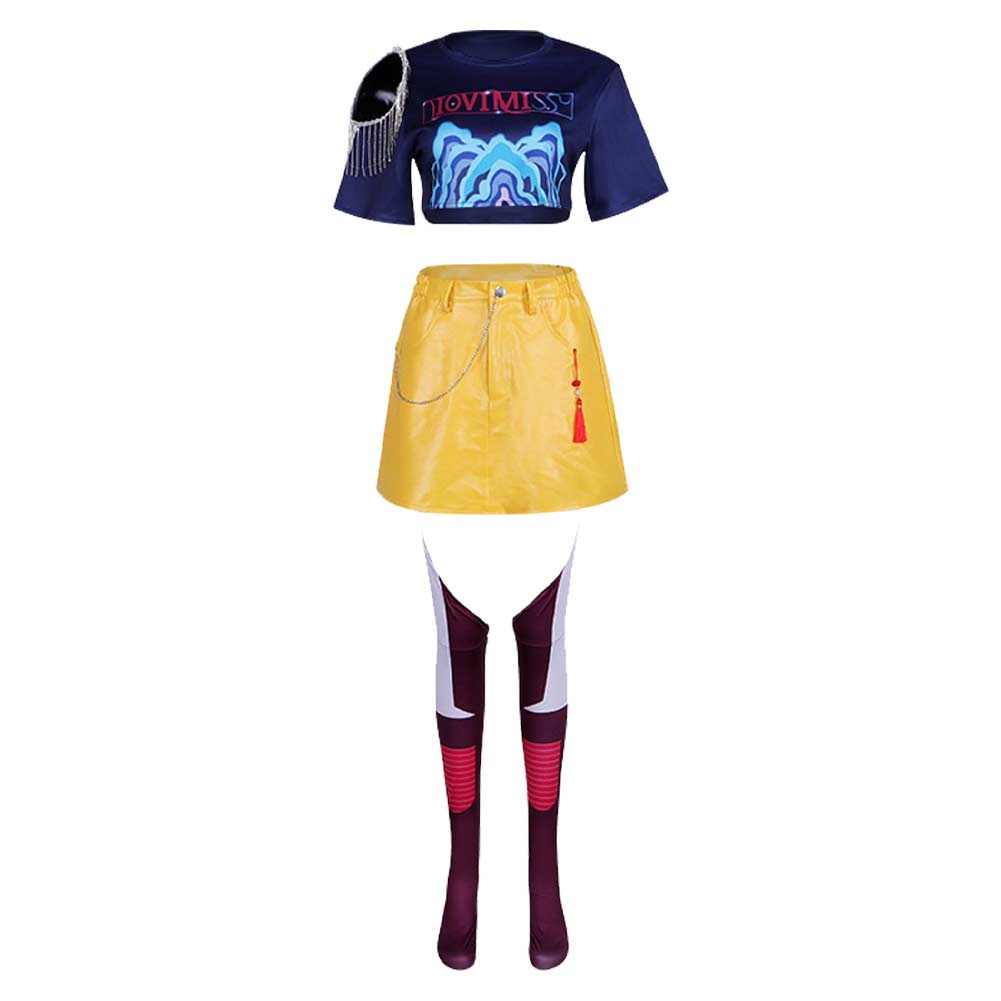 Mira Kostüm KPop Demon Hunters Mira Cosplay Outfits