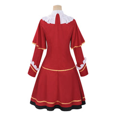 Mirika Huglia rot Kostüm Set Kunon the Sorcerer Can See Mirika Cosplay Outfit