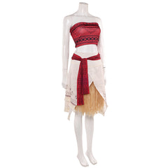 Moana 2026 Vaiana rot Kostüm Set Cosplay Outfit