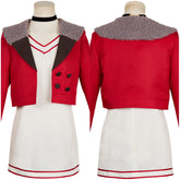 Momo Ayase rot Kostüm Set Dandadan Momo Cosplay Outfits