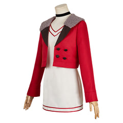 Momo Ayase rot Kostüm Set Dandadan Momo Cosplay Outfits
