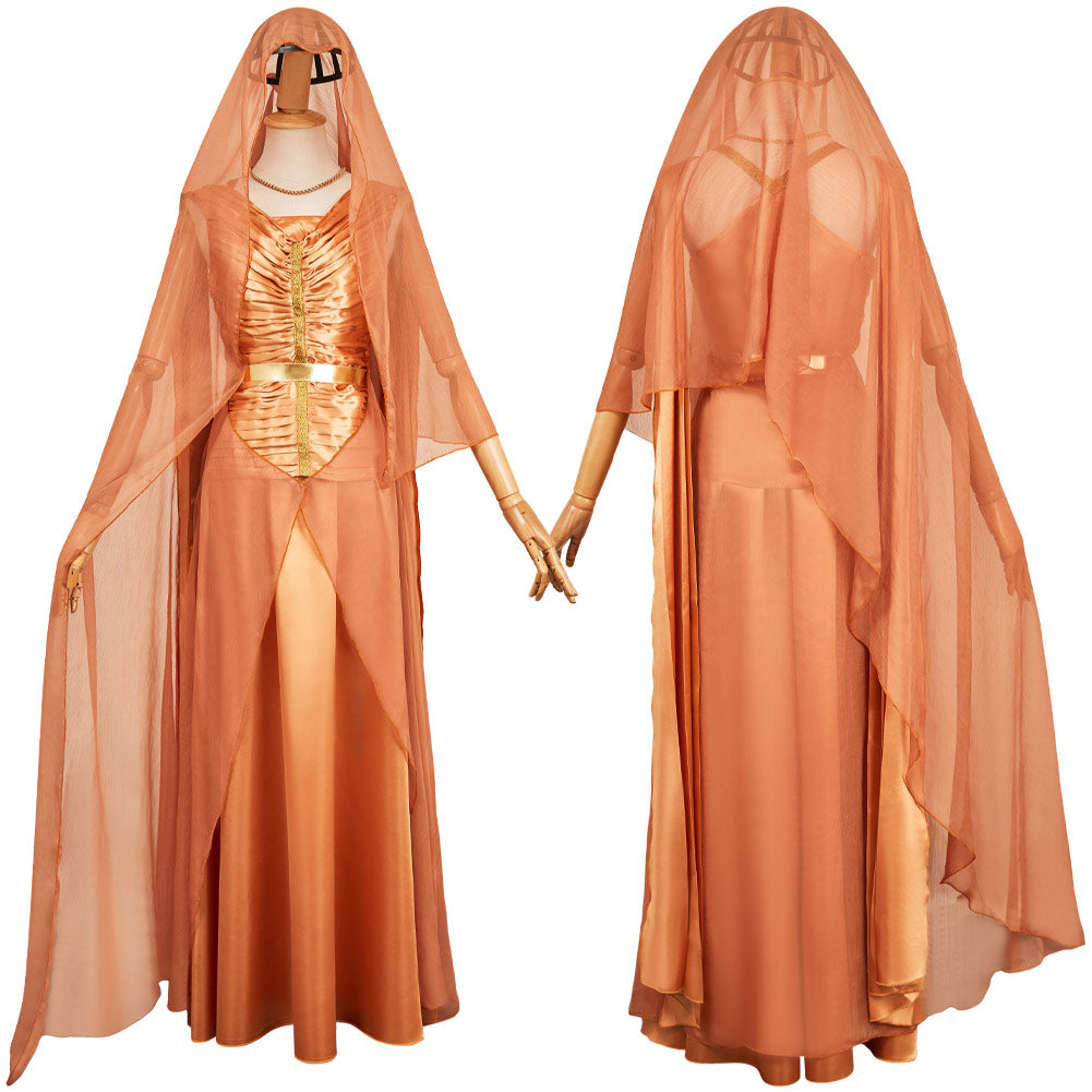 Mon Mothma gold Kostüm Set Cosplay Outfits