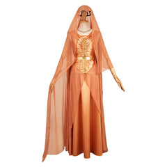 Mon Mothma gold Kostüm Set Cosplay Outfits