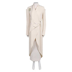 Mon Mothma weiß Robe Cosplay Outfits Kostüm