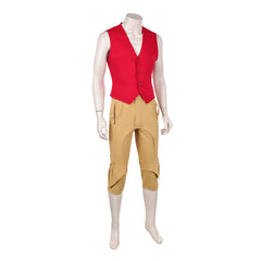 Monkey D. Luffy Kostüm Set One Piece Luffy rot Cosplay Outfit