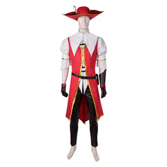Monster Hunter Guild Knights Kostüm Set Cosplay rot Outfits