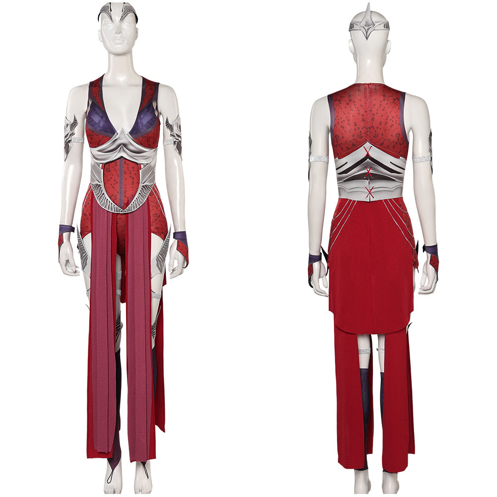 Mortal Kombat Nitara Cosplay Kostüm Halloween Karneval Outfits